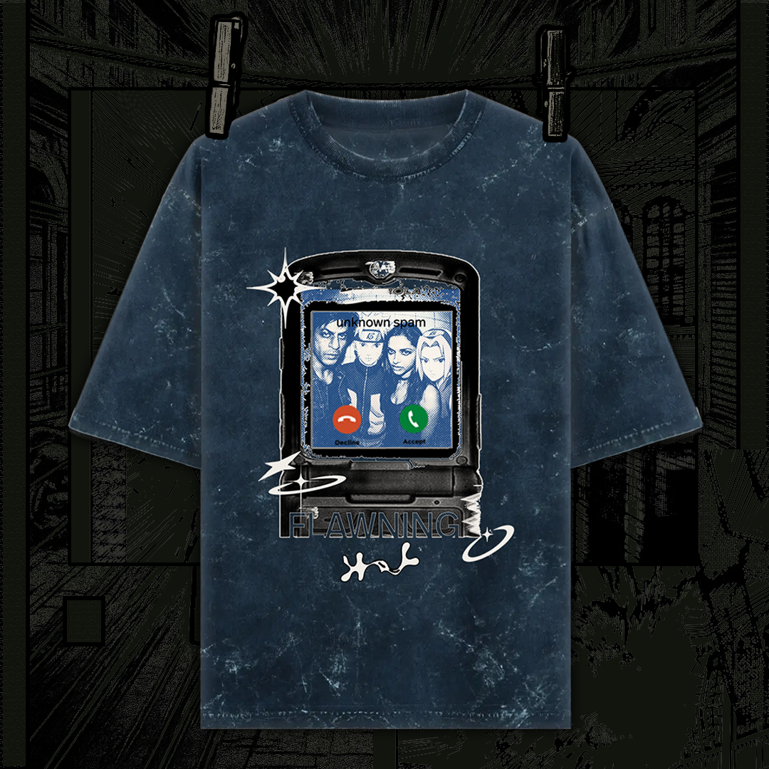 Bombay Hokage | Acidwashed Oversized Tshirt