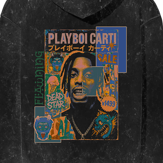 Cartinese | Acidwashed Hoodie