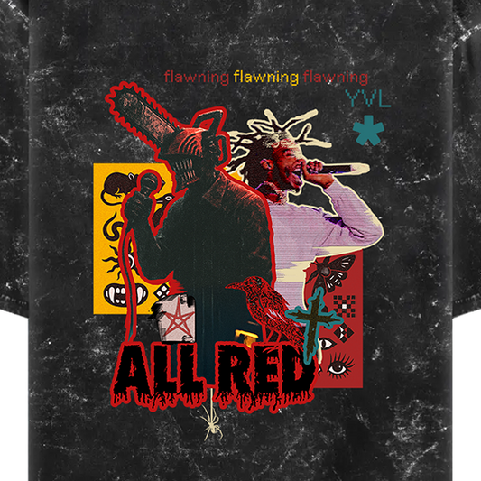 Chainsaw Boi | Acidwashed Oversized Tshirt