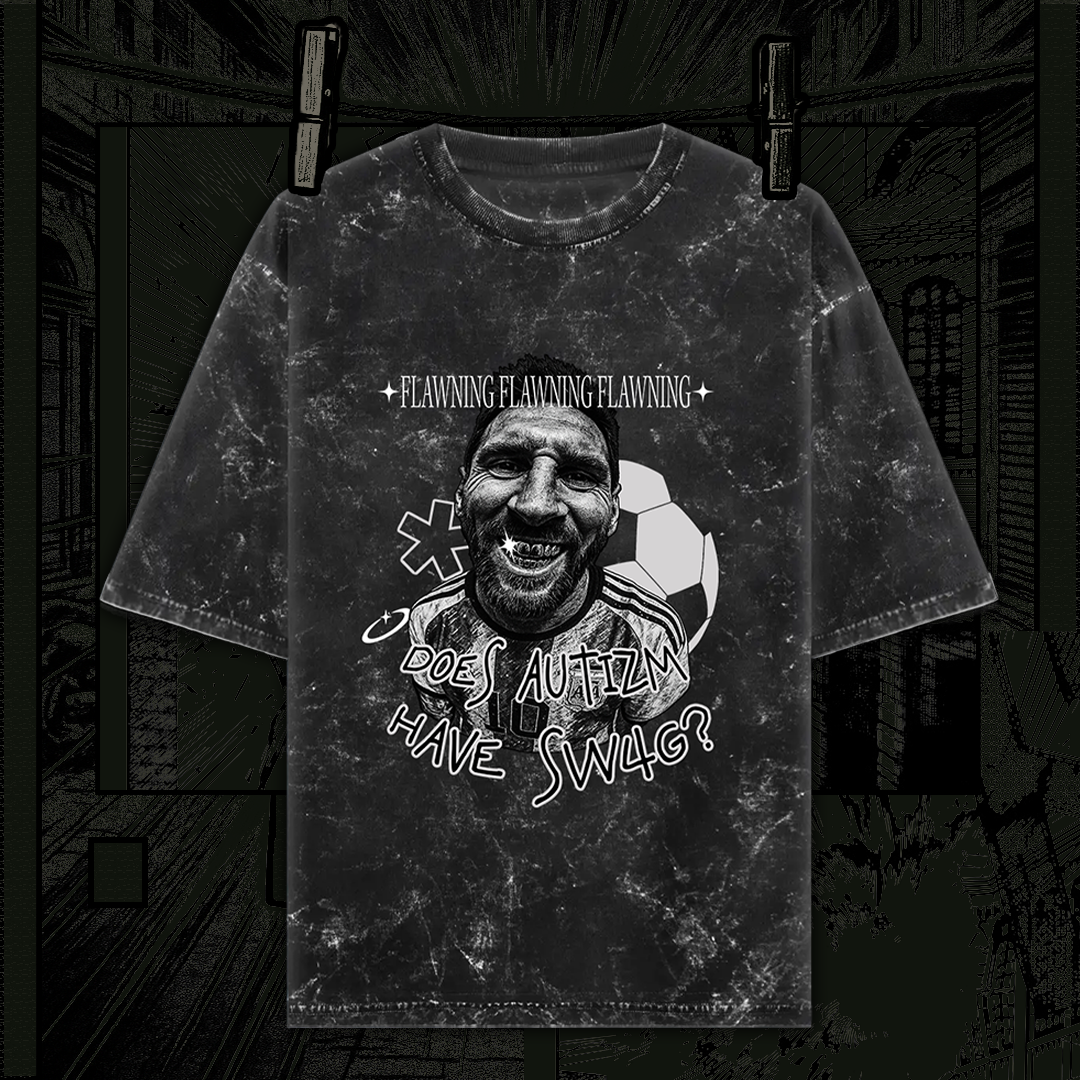 Dripping Mess | Acidwashed oversized Tshirt