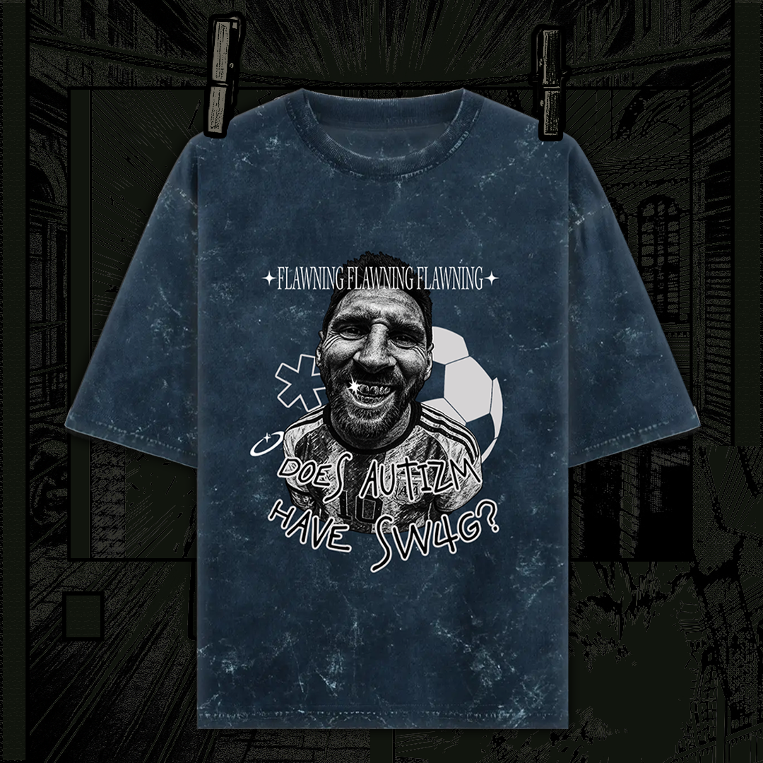 Dripping Mess | Acidwashed oversized Tshirt